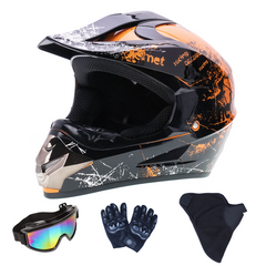 AM DH Kid's  Full Face Helmet Perfect Blend of Safety and Style Motorcycle Helmet