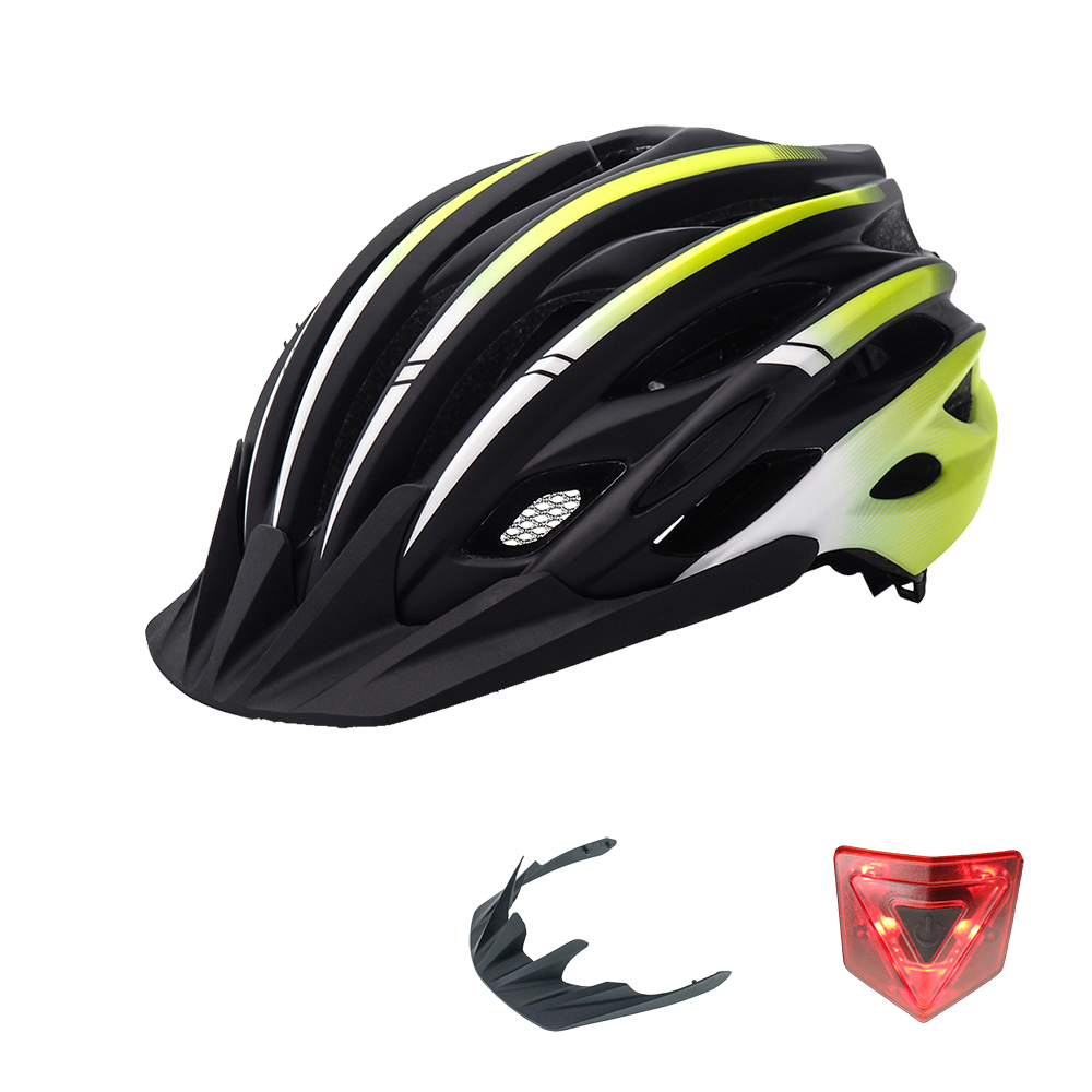 Lightweight Bicycle Helmet with Removable Sun Visor for Adults