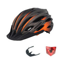 Lightweight Bicycle Helmet with Removable Sun Visor for Adults