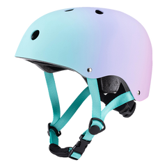 Adjustable, lightweight skateboard helmet for kids