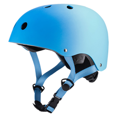 Adjustable, lightweight skateboard helmet for kids